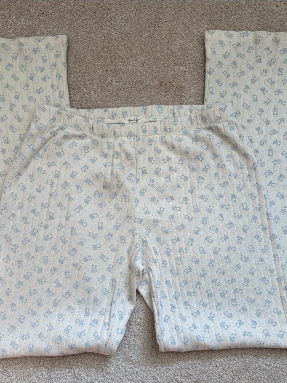 John Galt 100% Cotton Teddy Bear Pajama Pants 🧸